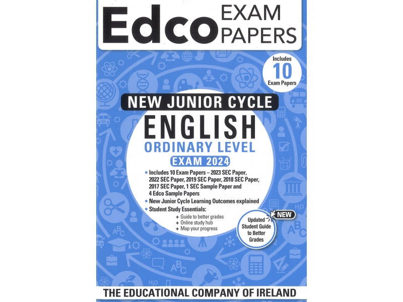 Edco Exam Papers - Junior Certificate - English - Ordinary Level 2024