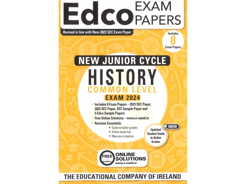 Edco Exam Papers - Junior Certificate - History - Common Level 2024