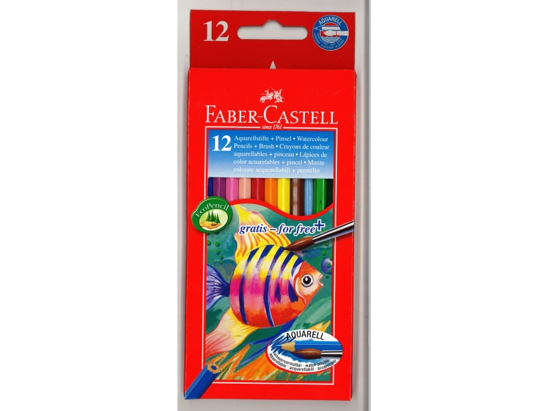 Faber-Castell Watercolour Pencils 12 Pack