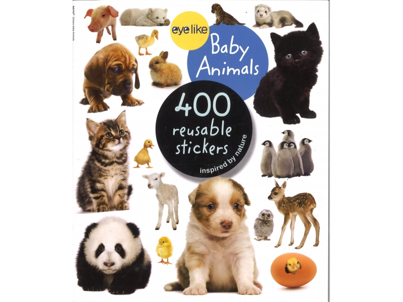 400 Reusable Stickers - Baby Animals