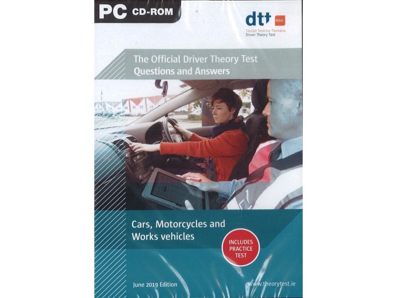 The Official Driver Theory Test Question And Answers - Cars, Motorcycles And Works Vehicles - PC Cd-Rom