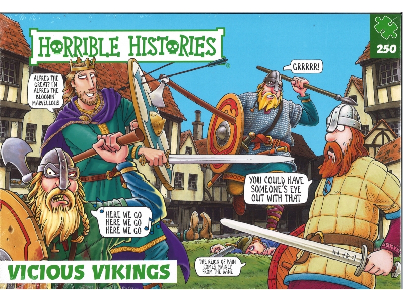 Horrible Histories - Vicious Vikings - 250 Piece Jigsaw
