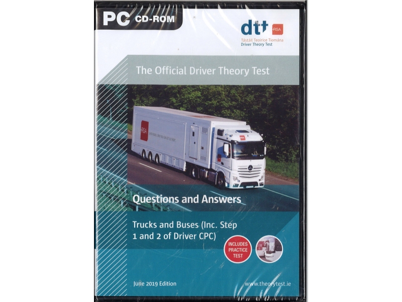 The Official Driver Theory Test Question And Answers - Trucks And Buses (Inc. Step 1 And 2 Of Driver CPC) - PC Cd-Rom
