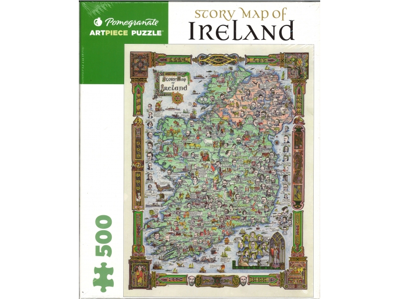 Story Map Of Ireland - 500 Piece Jigsaw