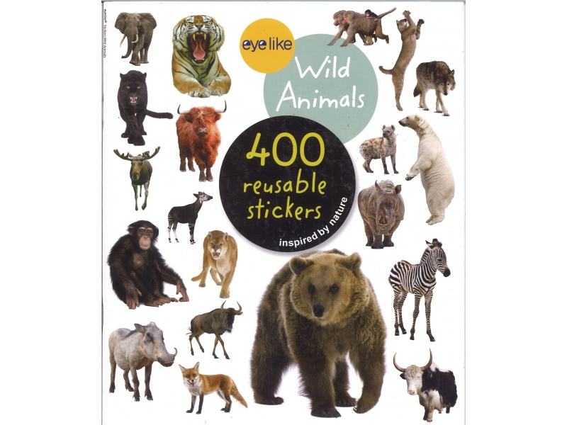 Wild Animals 400 Reusable Stickers