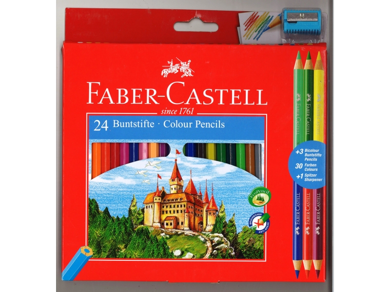 Faber-Castell Colouring Pencils 24 Pack