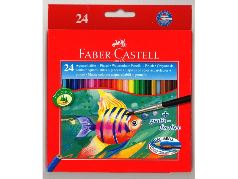 Faber-Castell Watercolour Pencils 24 Pack