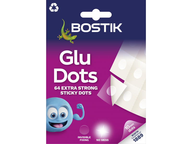 Bostik - Glue Dots - 64 EXTRA STRONG sticky dots
