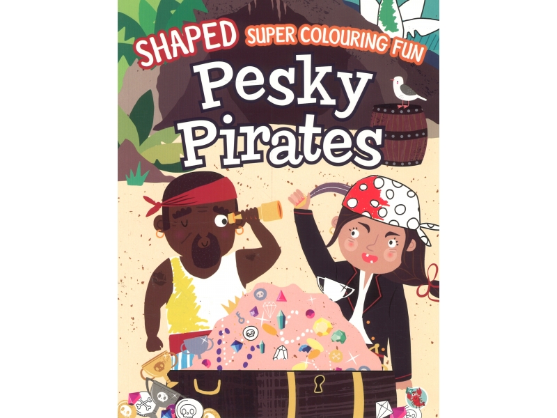 Shaped Colouring Fun - Pesky Pirates