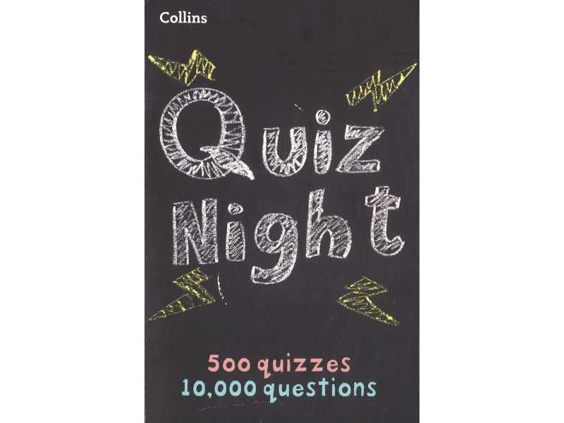 Quiz Night - 500 Quizzes 10,000 Questions - Collins