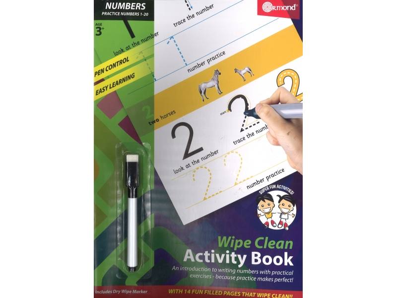 Wipe Clean Activity Book - Numbers