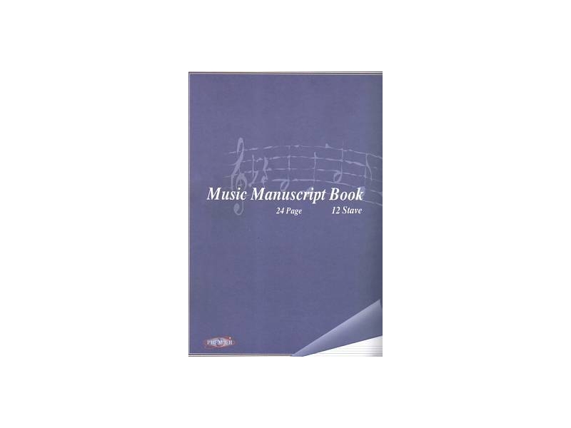 Music Manuscript Copy 24 Page - 12 Stave