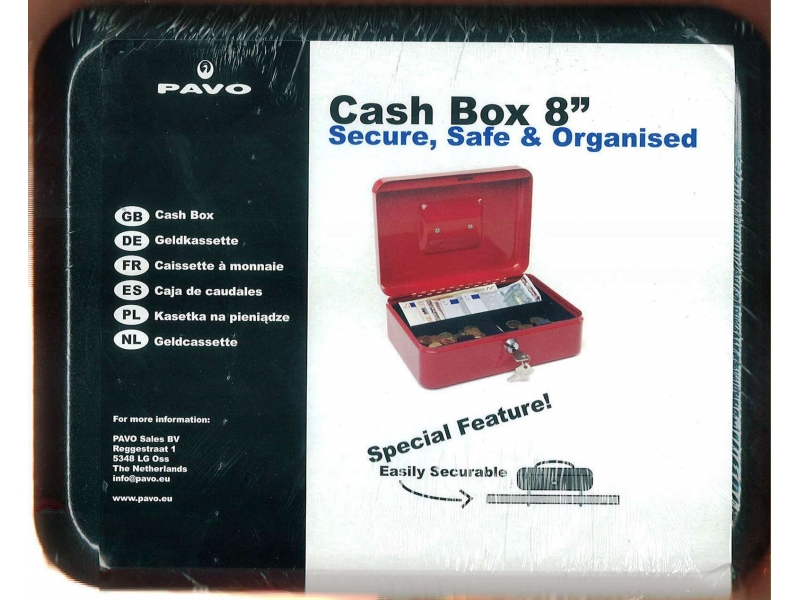 Cash Box 8" Black