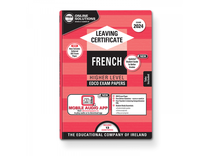 Edco Exam Papers - Leaving Certificate - French - Higher  2024