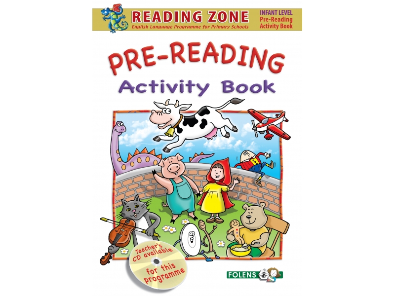 Pre-Reading Activity Book - Reading Zone - Junior Infants
