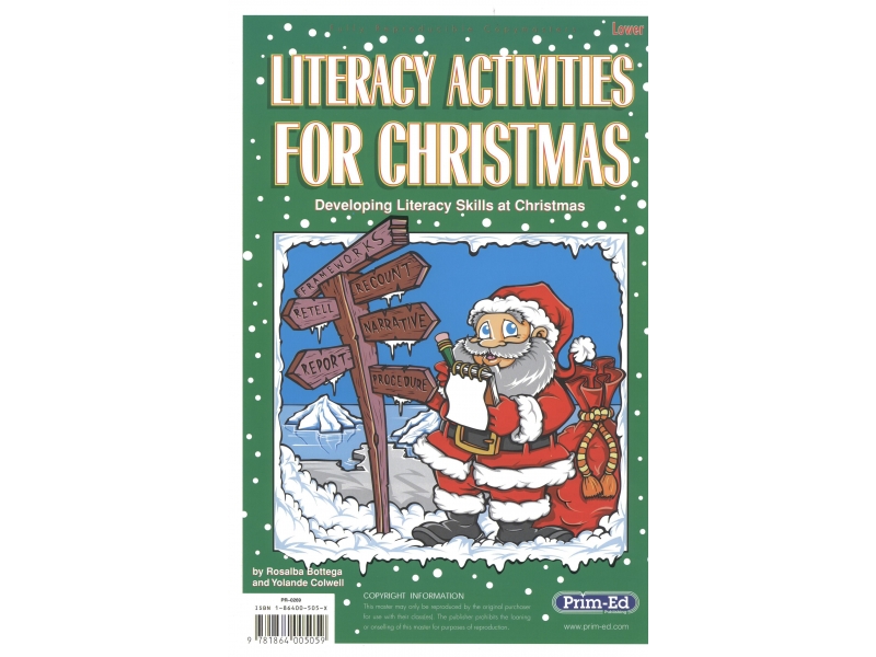 Literacy Activities For Christmas