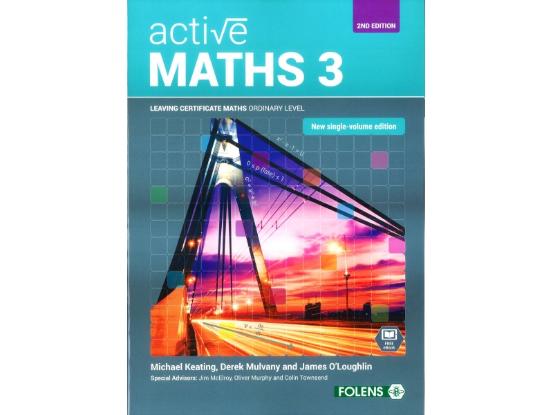 Active Maths 3 2nd Edition Textbook - Leaving Certificate Ordinary Level Project Maths