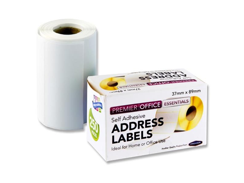 Address Labels Roll - 250's 89X37mm