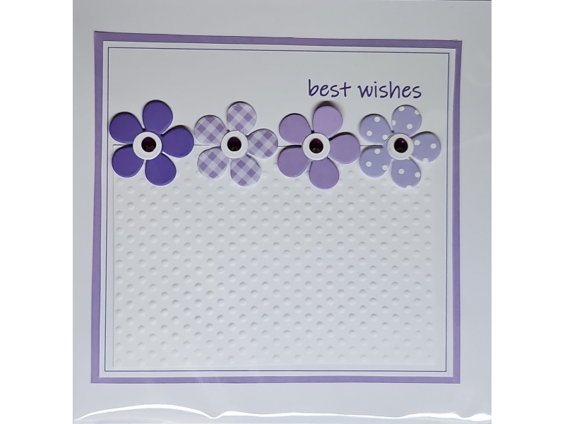 Helen McKeon Handmade Card - Best Wishes