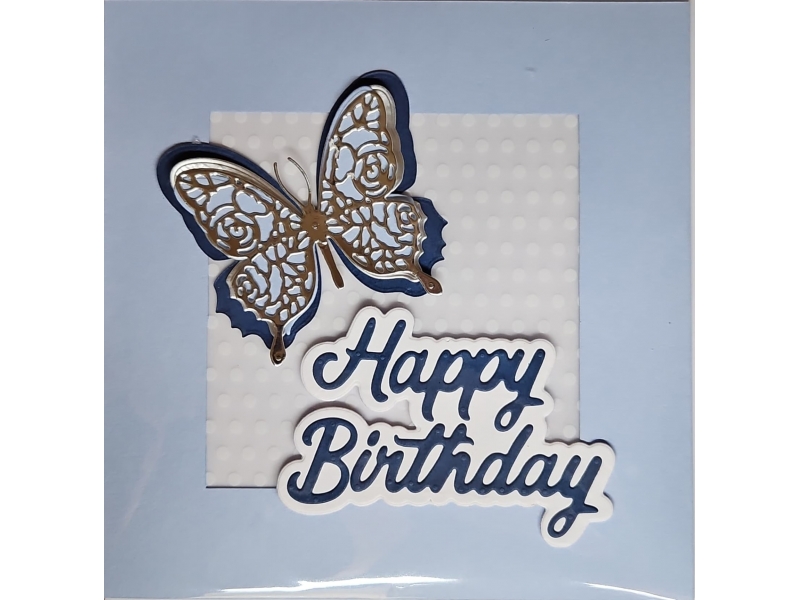 Helen McKeon Handmade Card - Birthday (Butterfly)