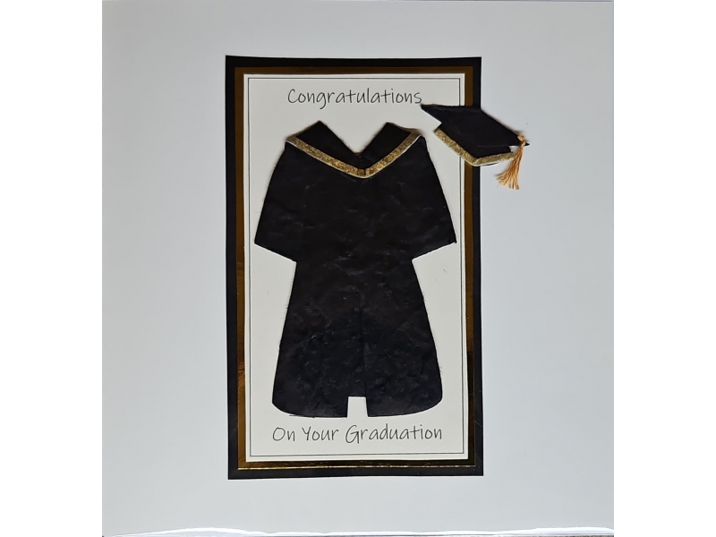 Helen McKeon Handmade Card - Graduation (Robe)
