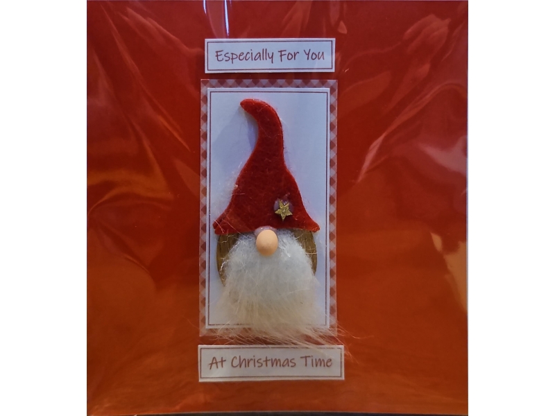 Helen McKeon Handmade Card - Christmas (Santa Face)