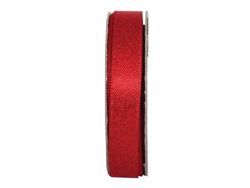Ribbon 3m Glitter Satin - Radiant Red