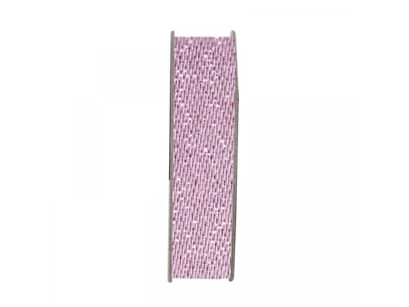 Ribbon 3m Glitter Satin - Soft Pink