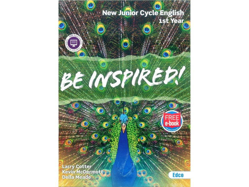 Be Inspired! Pack - Textbook & Student Portfolio Book - New Junior Cycle English - First Year - Includes Free eBook