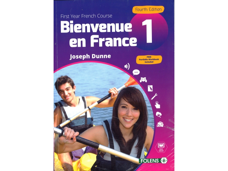 Bienvenue en France 1 Pack - Textbook & Student Portfolio Book - 4th Edition - Junior Cycle French - Includes Free eBook