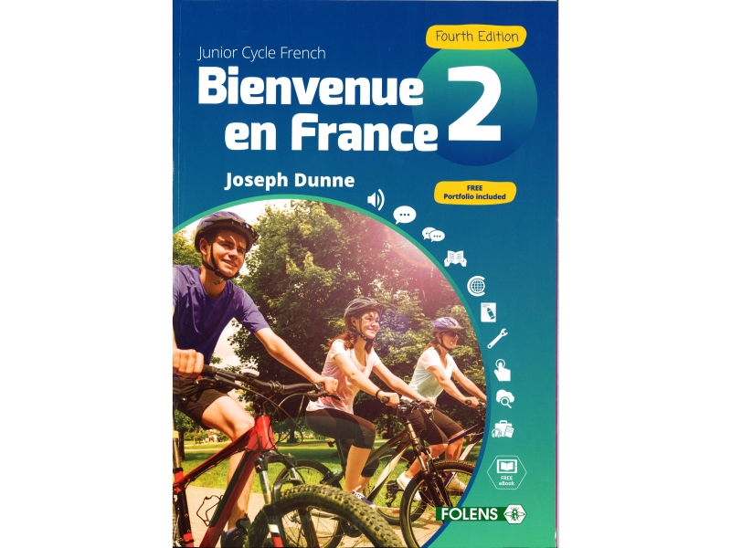 Bienvenue en France 2 Pack - Textbook & Student Portfolio Book - 4th Edition - Junior Cycle French - Includes Free eBook