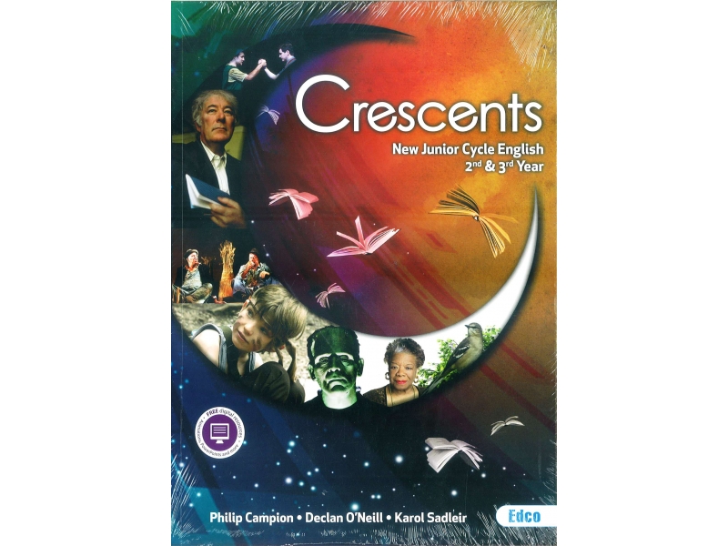 Cresents Pack - New Junior Cycle English For Second & Third Year - Textbook & Student Portfolio Workbook - Includes Free eBook