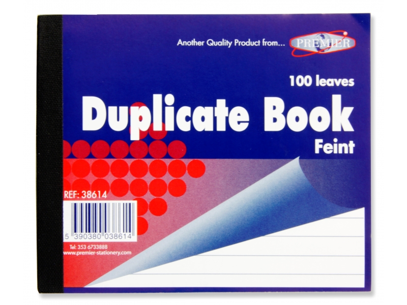 Duplicate Book Feint 5"x3" - Carbon Paper