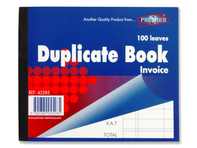 Duplicate Book Invoice 5"x3" - Carbon Paper
