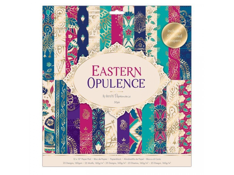 Papermania - 12x12 Paper Pack Eastern Opulence 50pk