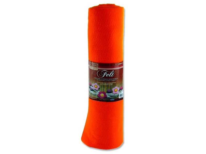 Felt Roll 45cm X 5m - Orange