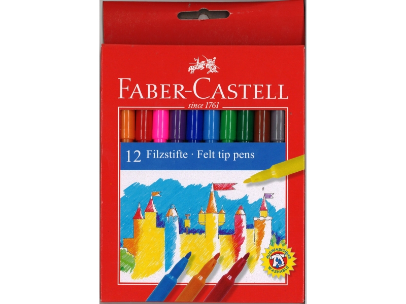 Faber-Castell Felt Tip Pens 12 Pack