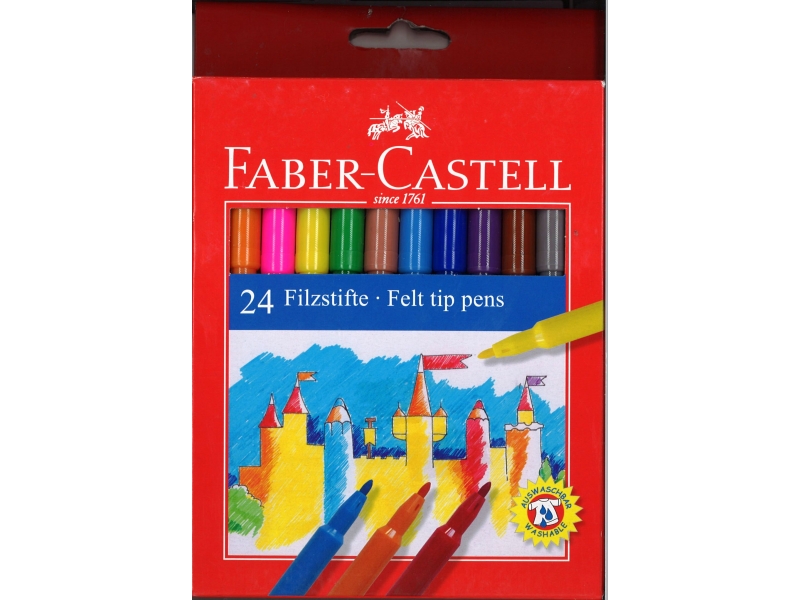 Faber-Castell Felt Tip Pens 24 Pack