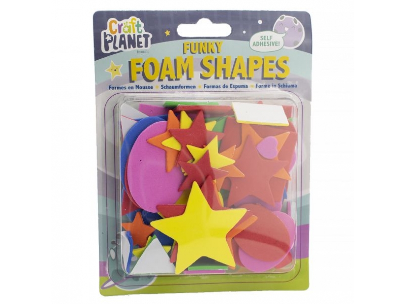Craft Planet - Self Adhesive Funky Foam Shapes