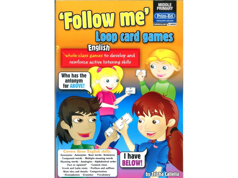 Follow Me Loop Card Games English - Middle Primary