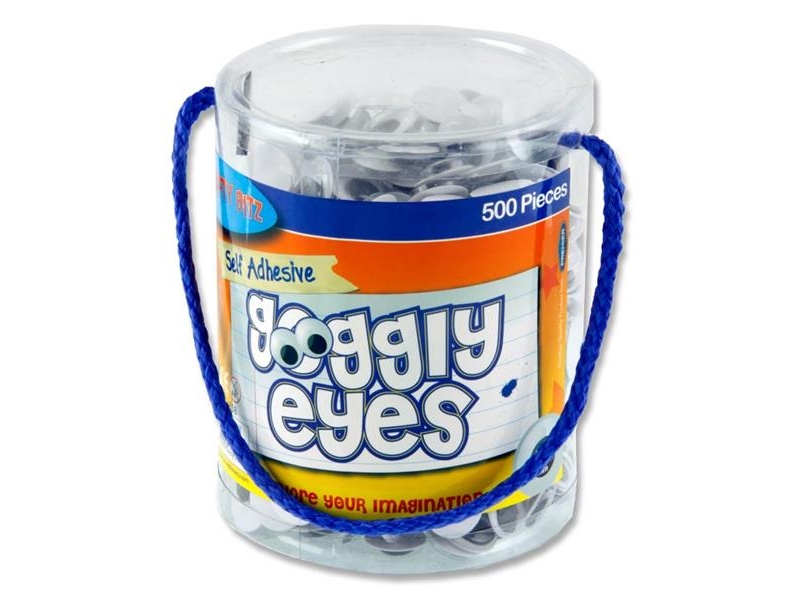 Wiggly Eyes 500 Tub 15mm