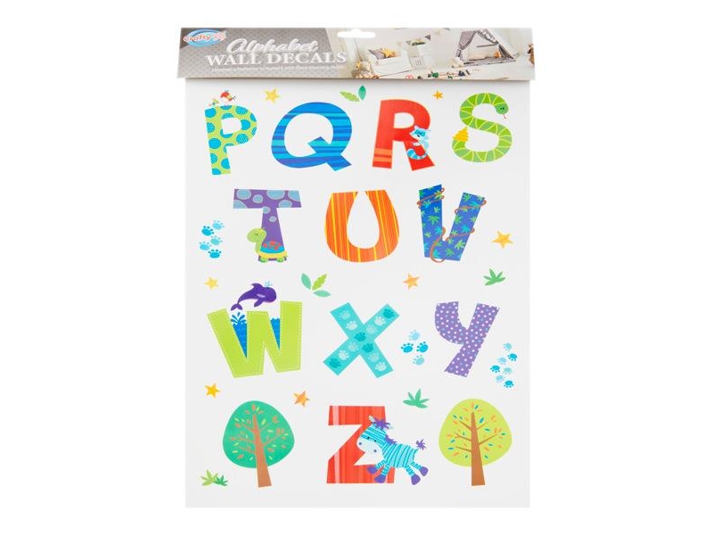 Clever Kidz Crafty Bitz 432x298mm Wall Stickers - Alphabet ( colour may vary)