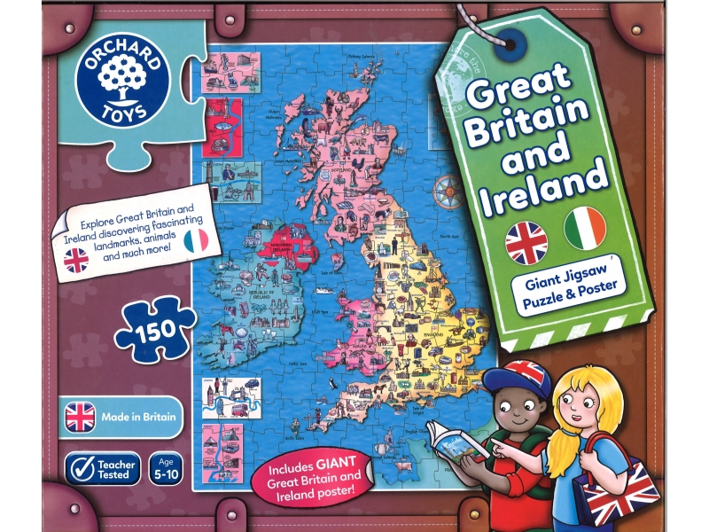Great Britain & Ireland jigsaw