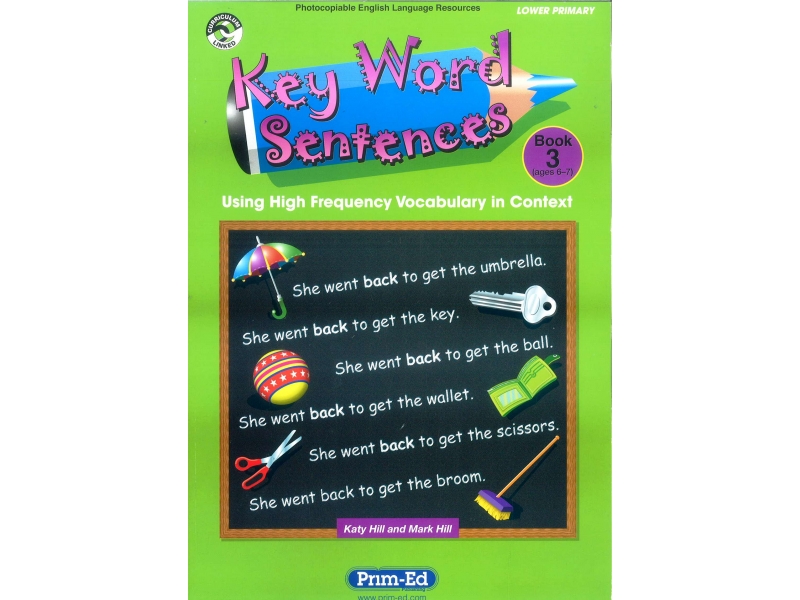 Key Word Sentences Book 3 - Ages 6-7