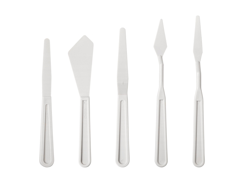 Liquitex Basics – Plastic Painting Knife – 5 Set