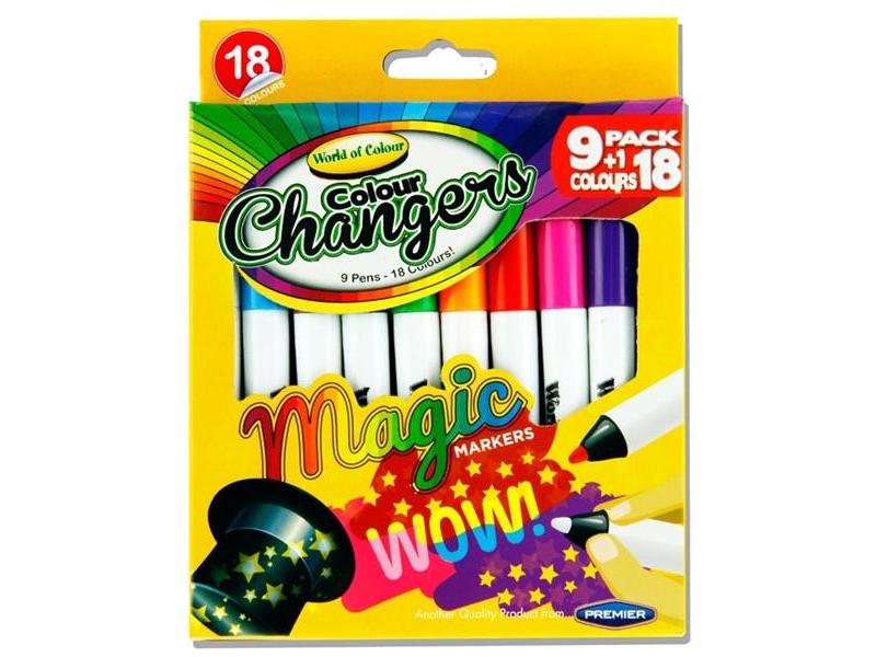 World of Colour Colour Changers Magic Markers Pkt. 9+1