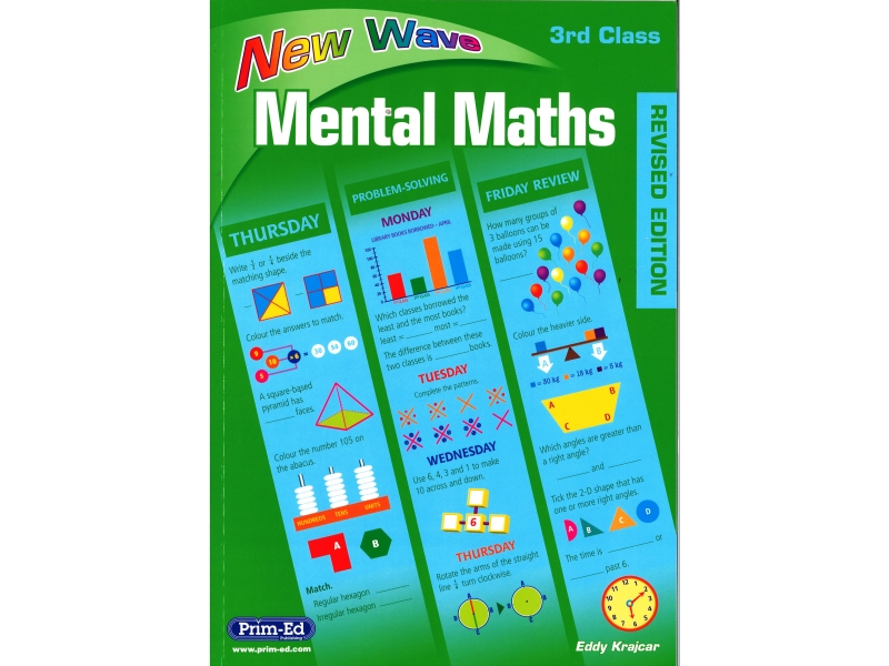 New Wave Mental Maths Third Class - Revised edition