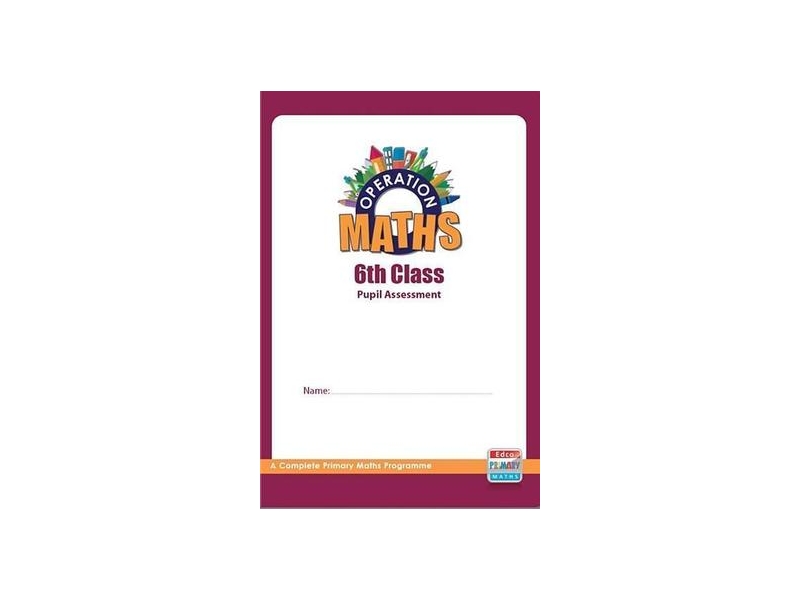 Operation Maths Assessment Book 6 - Assessment Book, Mini whiteboard and Place Value Card