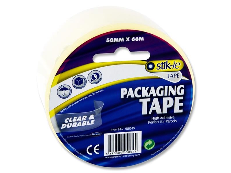 Transparent package tape 66mX50mm