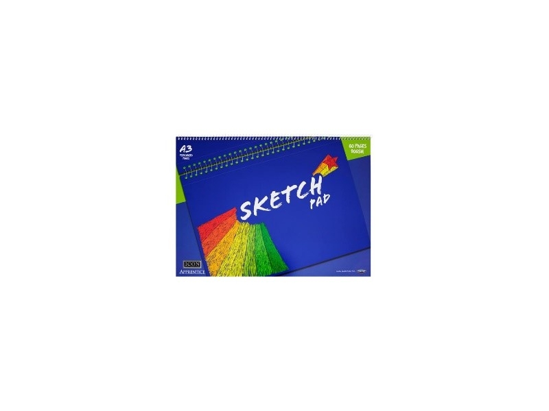 Icon Apprentice 90gsm Sketch Pad 60pg A3